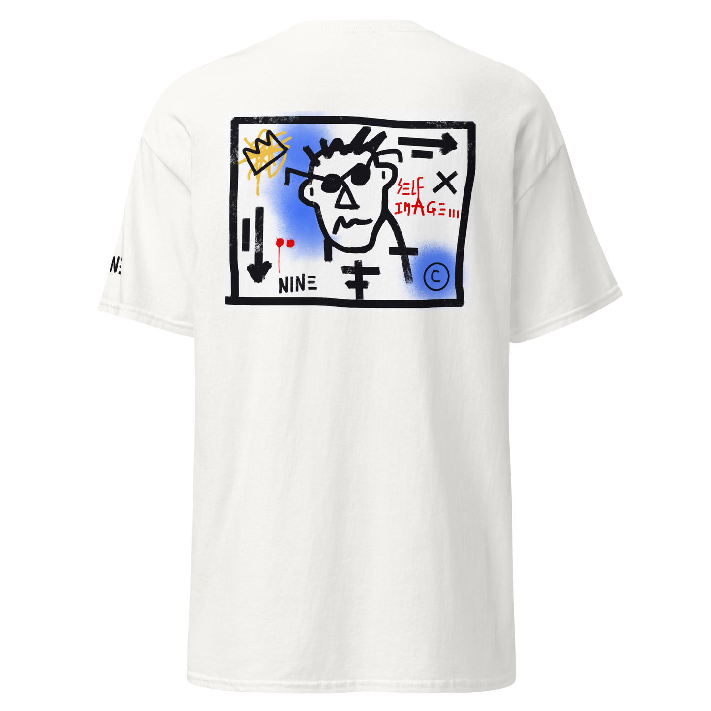 SELF IMAGE GRAFFITI TEE WHITE