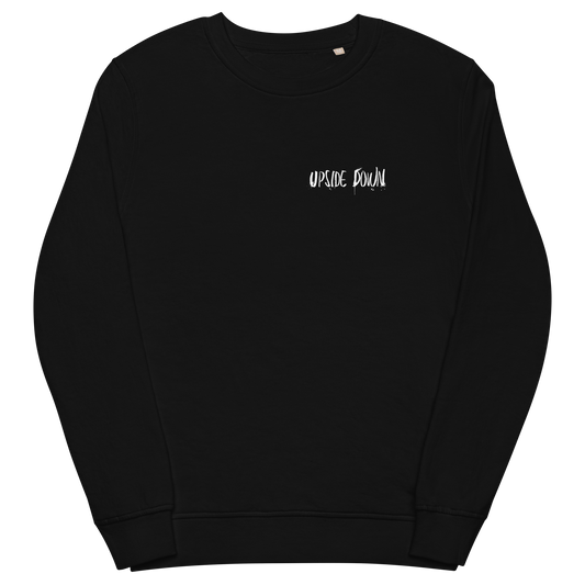 UNISEX UPSIDE DOWN SWEATSHIRT BLACK